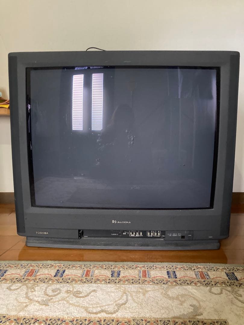 東芝ブラウン管テレビ 黒 29インチ - メルカリ