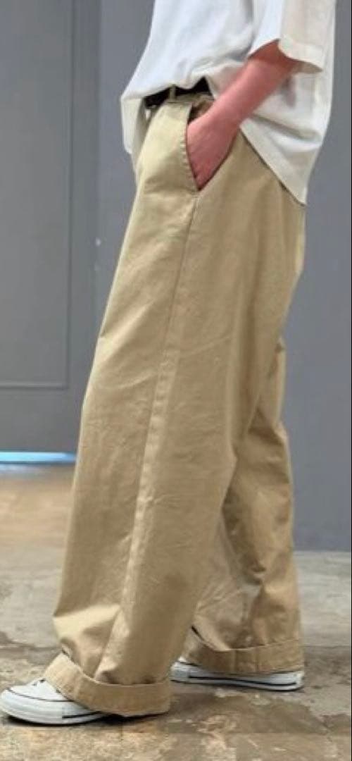 ポ*チ様 チマラ chimala×please別注チノトラウザー アジャスター