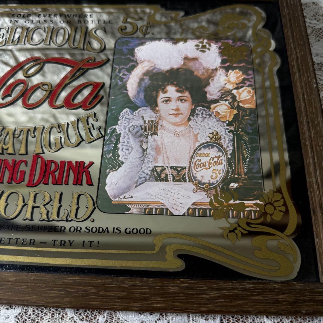 パブミラー Coca-Cola コカ・コーラ 少女 ヴィンテージ - メルカリ