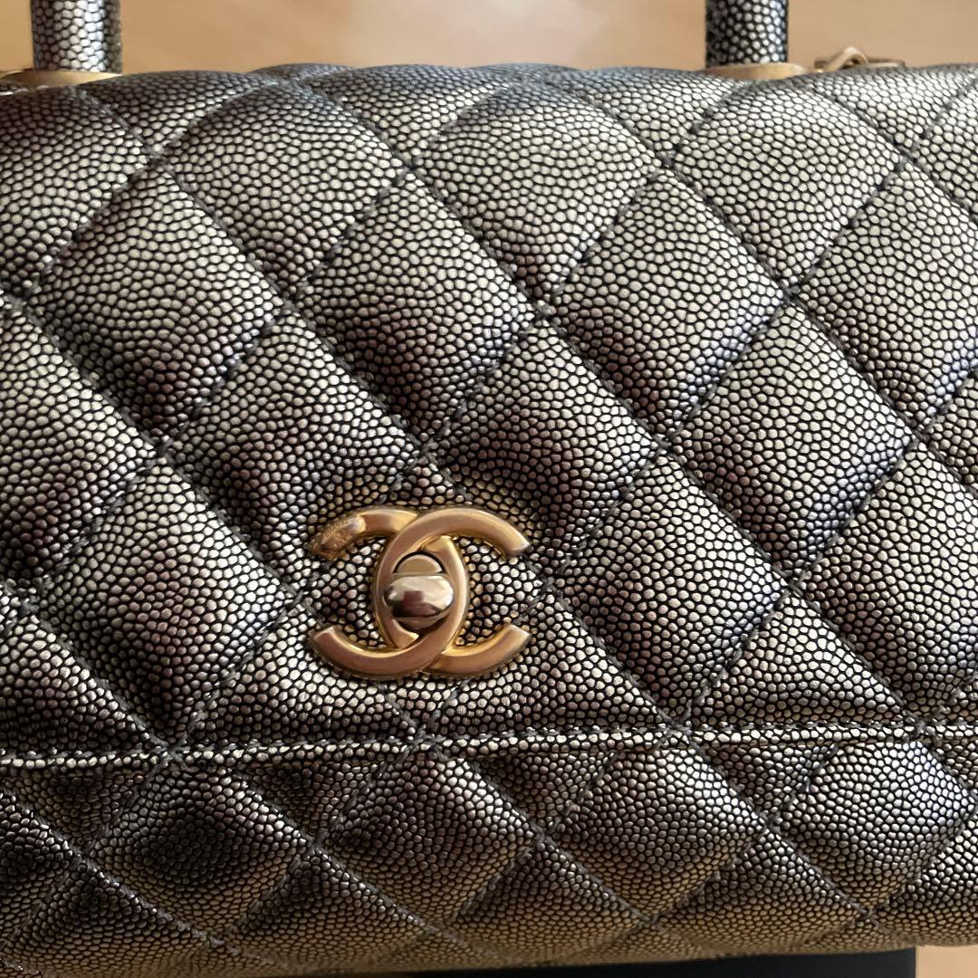 CHANEL シャネル ココハンドル 正規店購入 XS シルバー - メルカリ