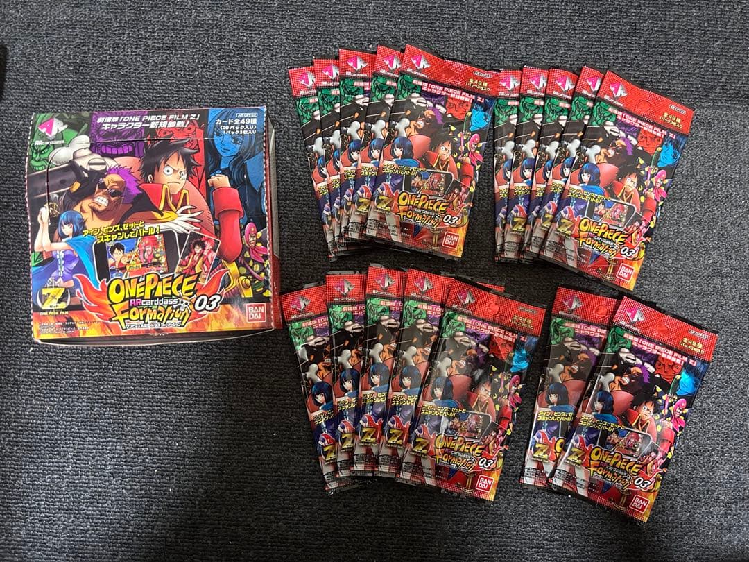 絶版　未開封　ワンピース　ARカードダス　フォーメーション03 劇場版　希少 Amazon.co.jp: 【プロモ付き】正規未開封ボックス 0NE PIECE カード