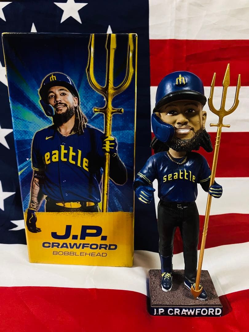 J. P. クロフォード ボブルヘッド シアトルマリナーズ シティコネクト