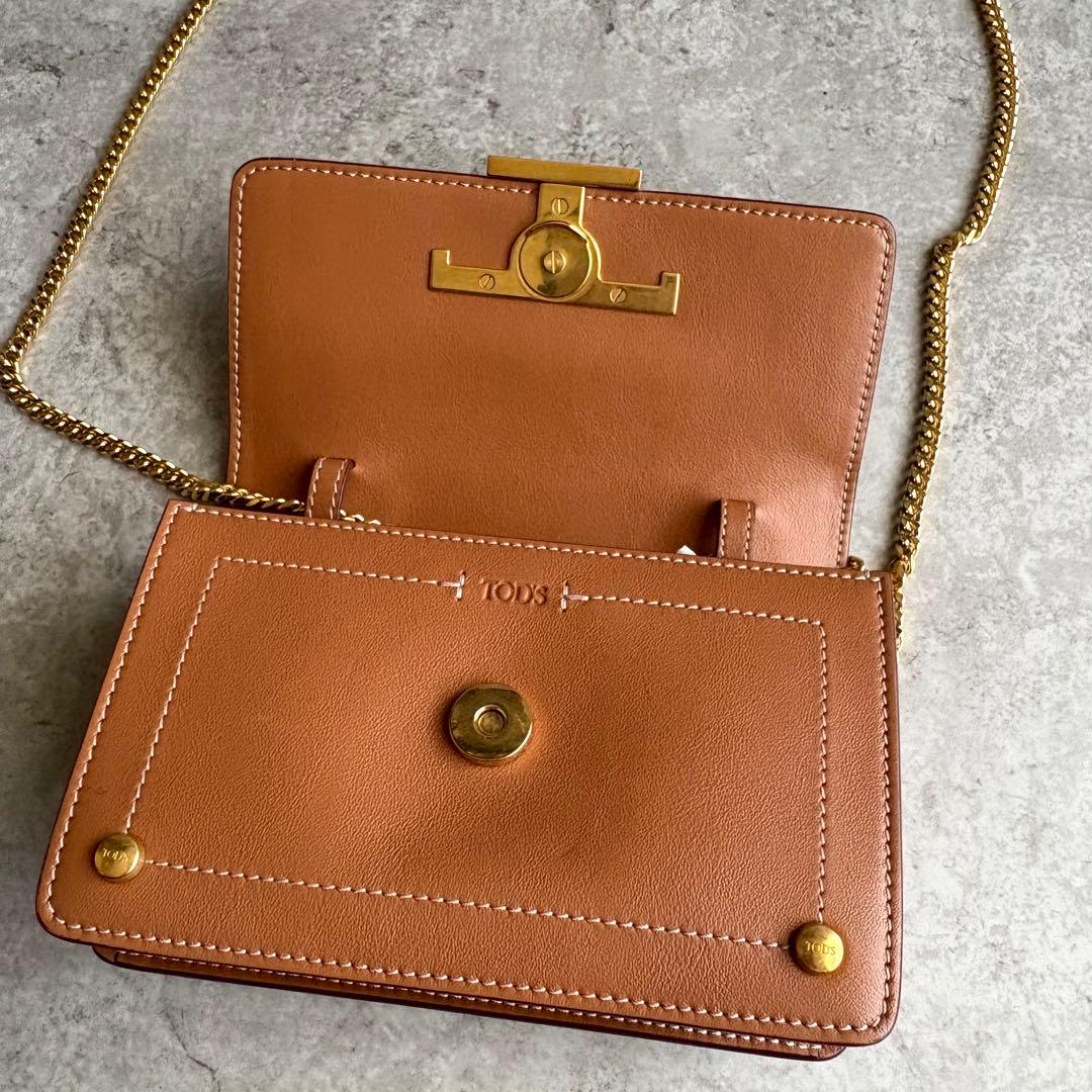 中古王様】TOD'S Tタイムレス 2way ショルダーバッグ ベルトバッグ