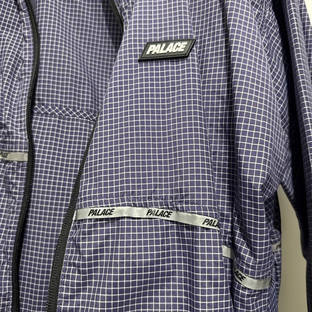 PALACE チェック柄ナイロンジャケット Mサイズ-再開困難 JR北海道、