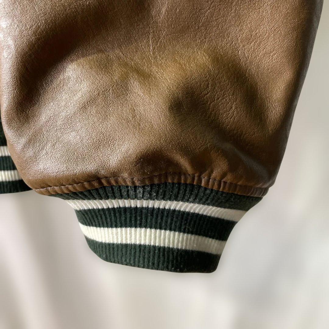 【sk/1.8/10】Perushu×MLBコラボ スタジャン Lサイズ