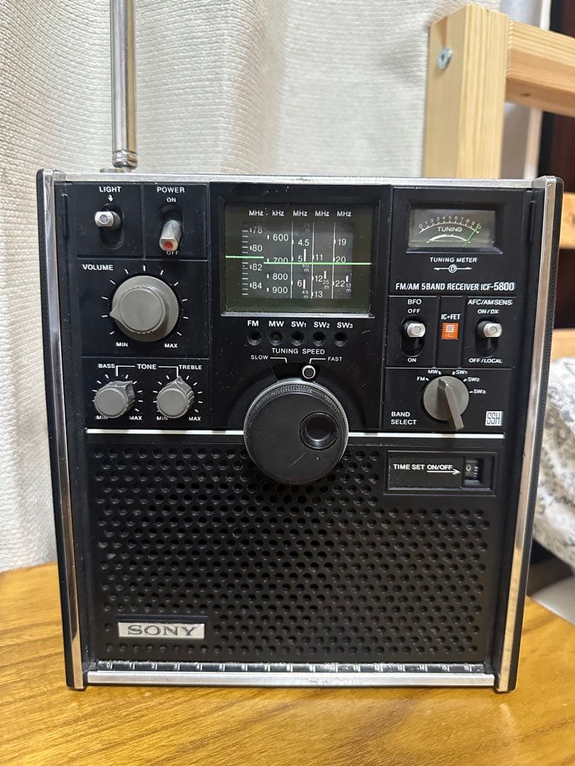 【早いもの勝ち】通電可音綺麗SONY スカイセンサー5800 短波ラジオ ソニー ICF-5800 – BCLブームの火付け役 | 【昭和レトロ】ゴールデン
