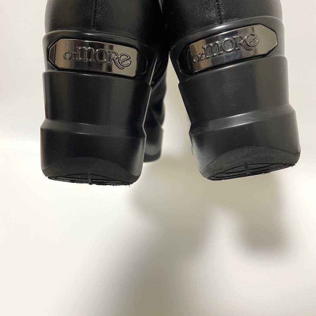 orMORE オアモア ヒールアップブーツ　厚底ブーツ　Sサイズ　22.5cm