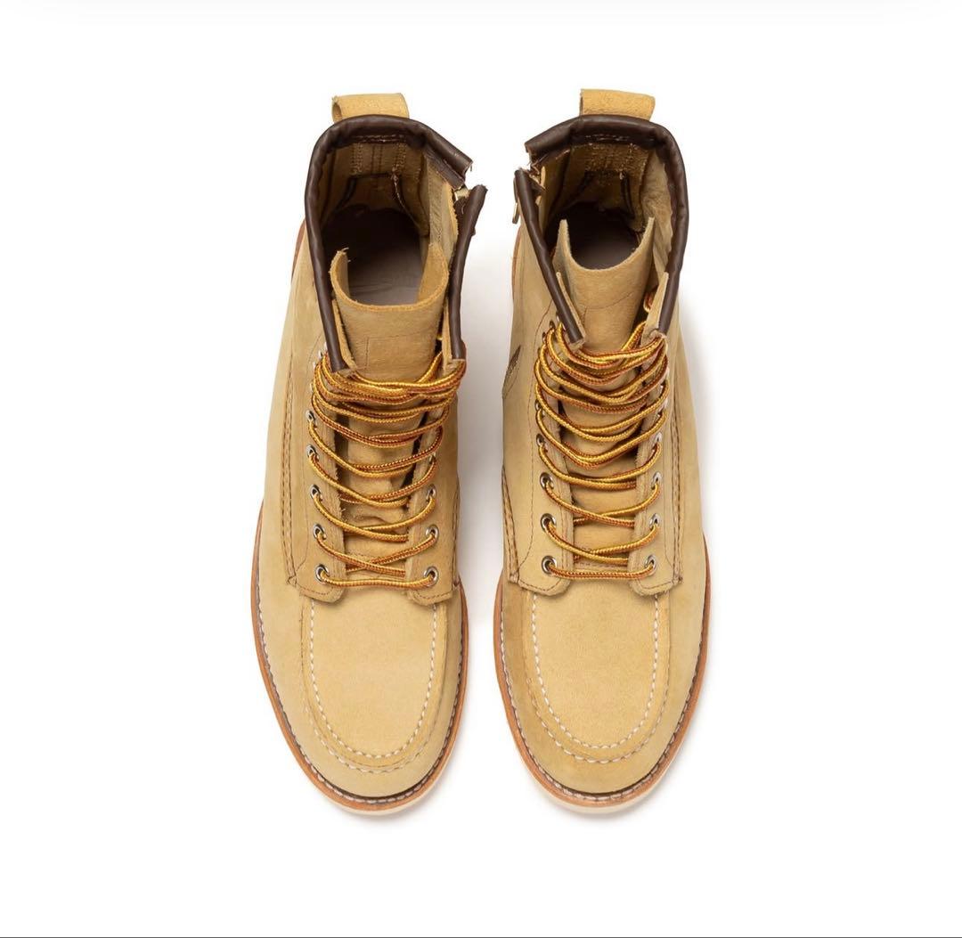 靴 HUMAN MADE x RED WING 8inch Moc \"Beige\"