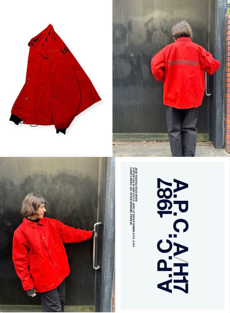 90s A.P.C. Men ROCKSTEADY COACH JACKET 2 - メルカリ