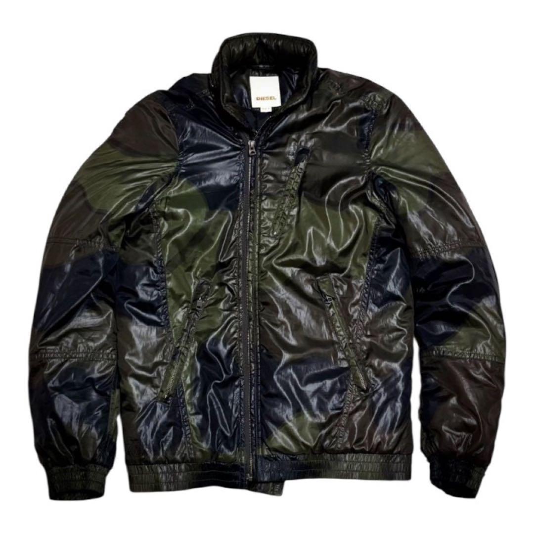 00s archive y2k diesel ナイロンジャケット 迷彩柄 - メルカリ