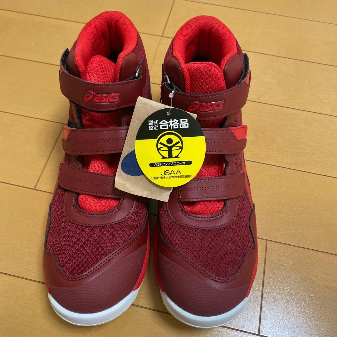 新品未使用　アシックス 安全靴　cp216 28cm 赤 クラシックレッド ウィンジョブ®CP216 3E相当 | ビートジュース×クラシックレッド | 安全