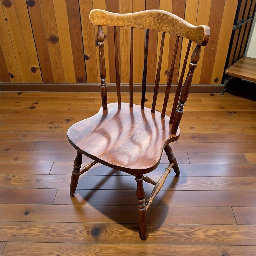 飛騨産業 ヒダダイネット ダイニングチェア ヴィンテージ　ウィンザーチェア　a 飛騨産業 ダイニングチェア 木製 無垢 ダイニングチェアー