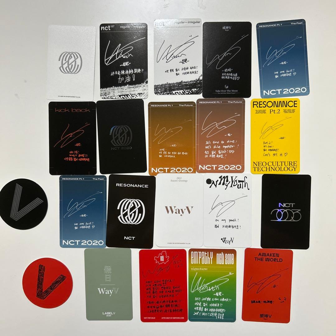NCT127 WayV 威神V ウィンウィン トレカ サークルカード サクカ - メルカリ
