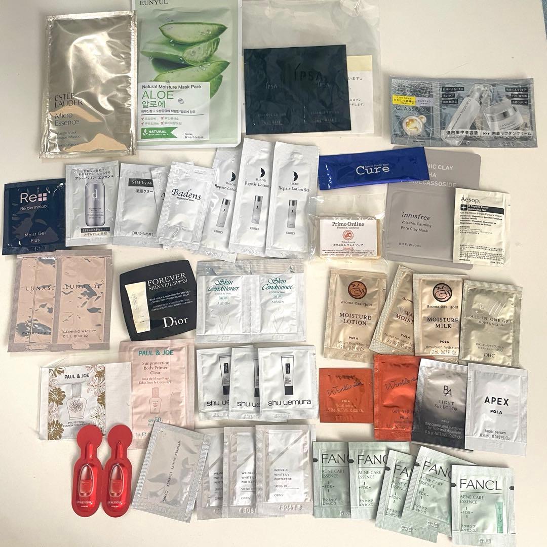 スキンケアサンプルセット アルビオン POLA イソップ イプサ他 約50点