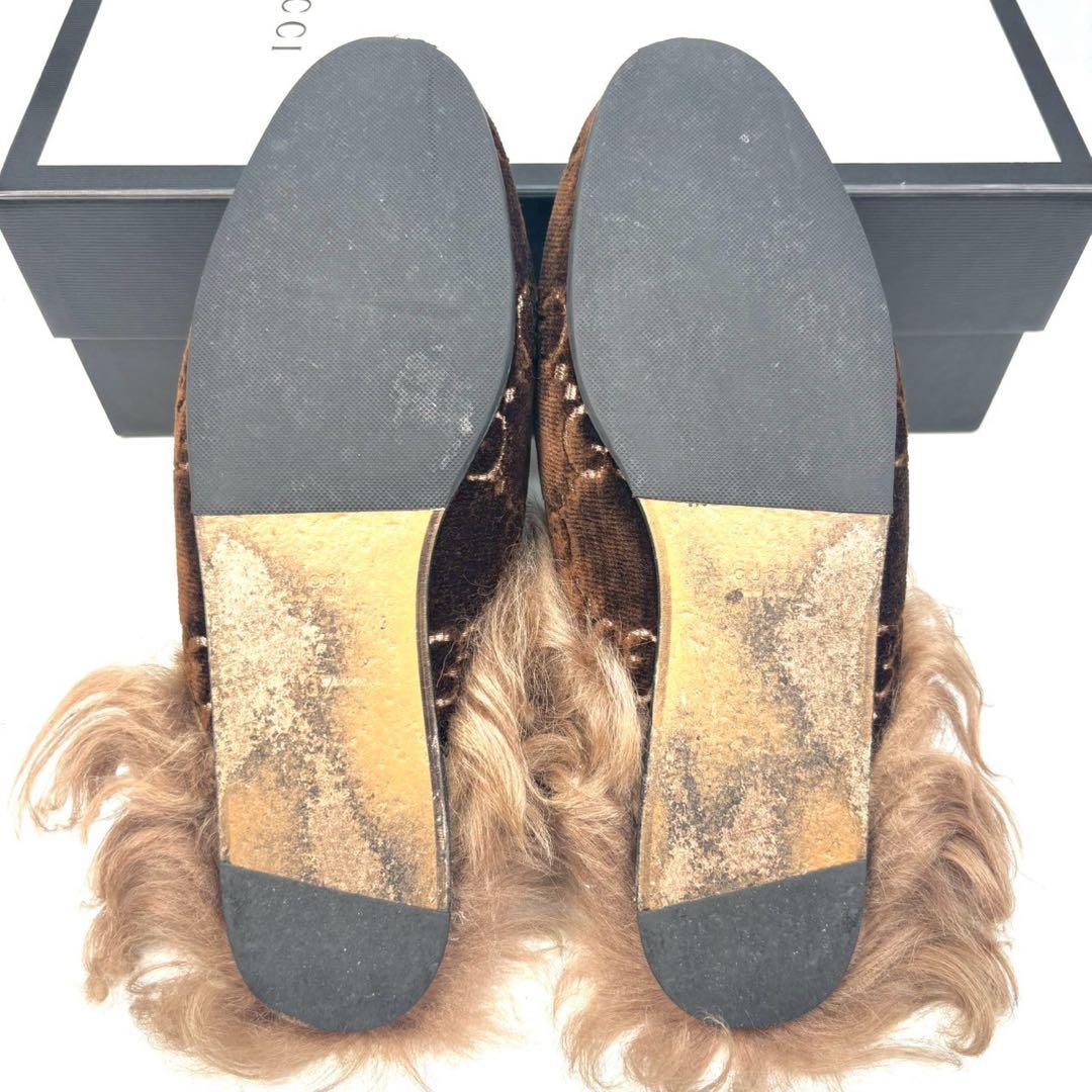 GUCCI グッチ プリンスタウン ミュール GG ホースビット 37 - メルカリ