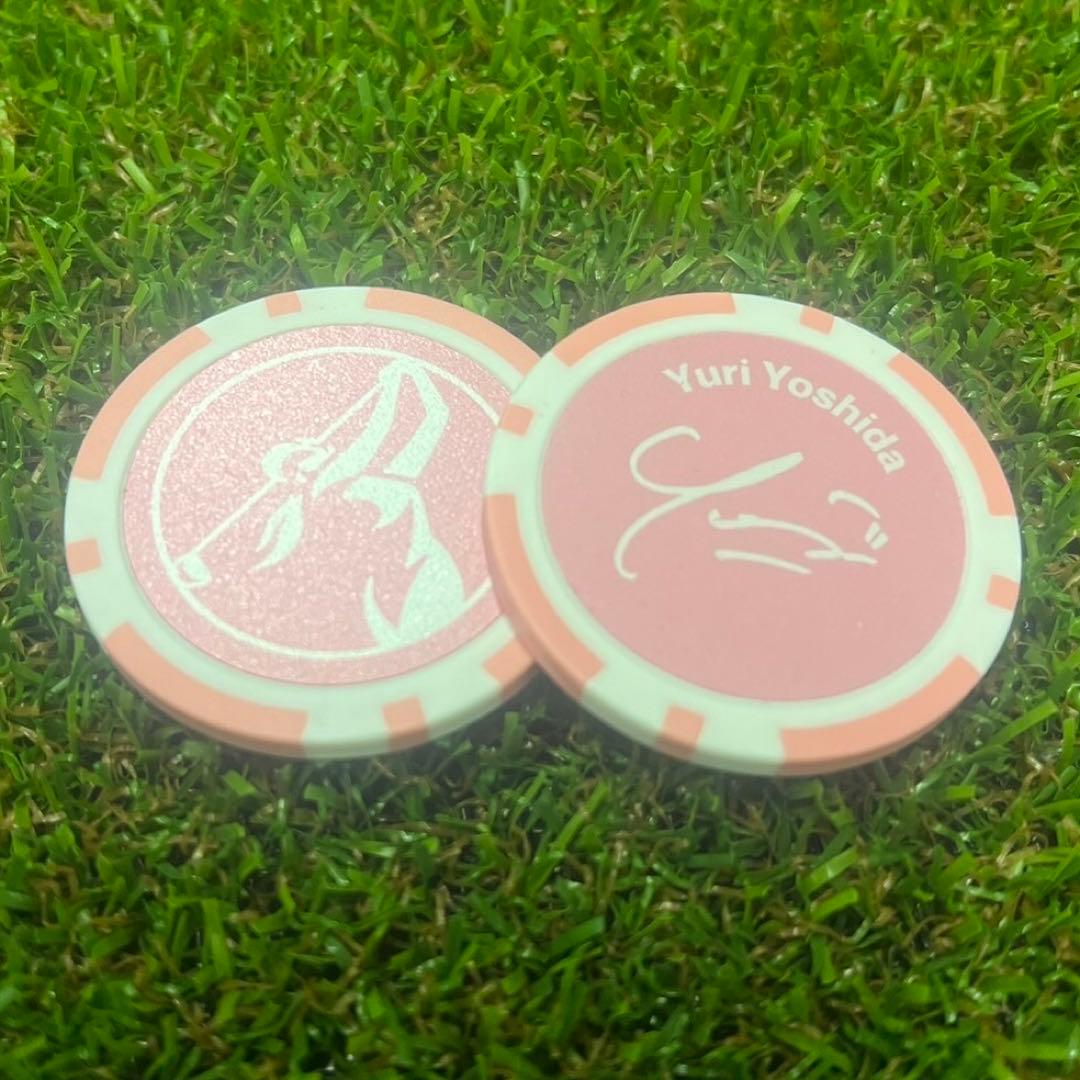 JLPGA公式グッズ『￼￼吉田優利選手23年版＆24年版 応援チップマーカー