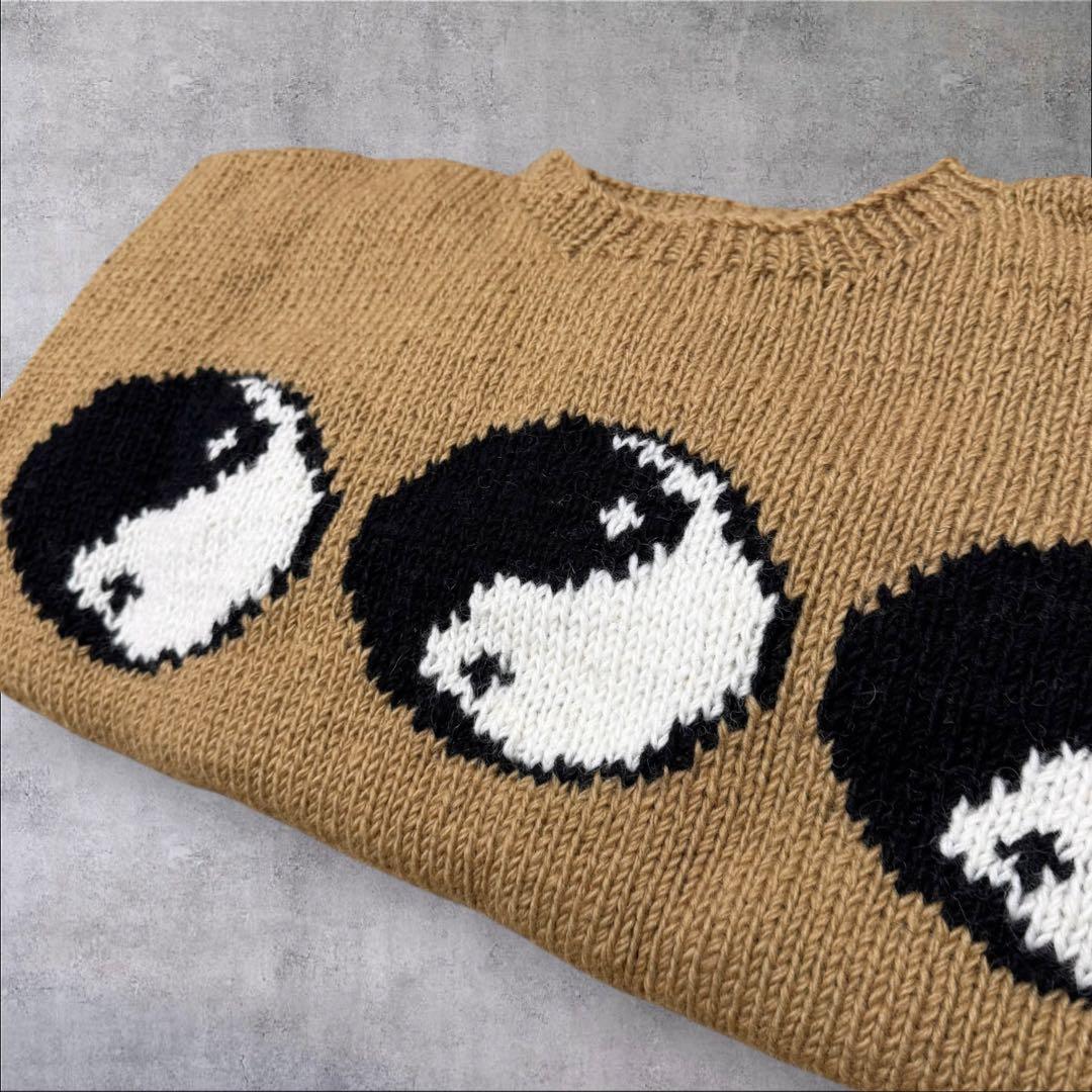 Macmahon knitting millsマクマホン 陰陽マーク ニットの通販｜beswd.com