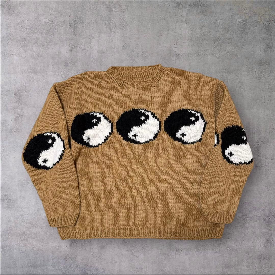 Macmahon knitting millsマクマホン 陰陽マーク ニットの通販｜beswd.com