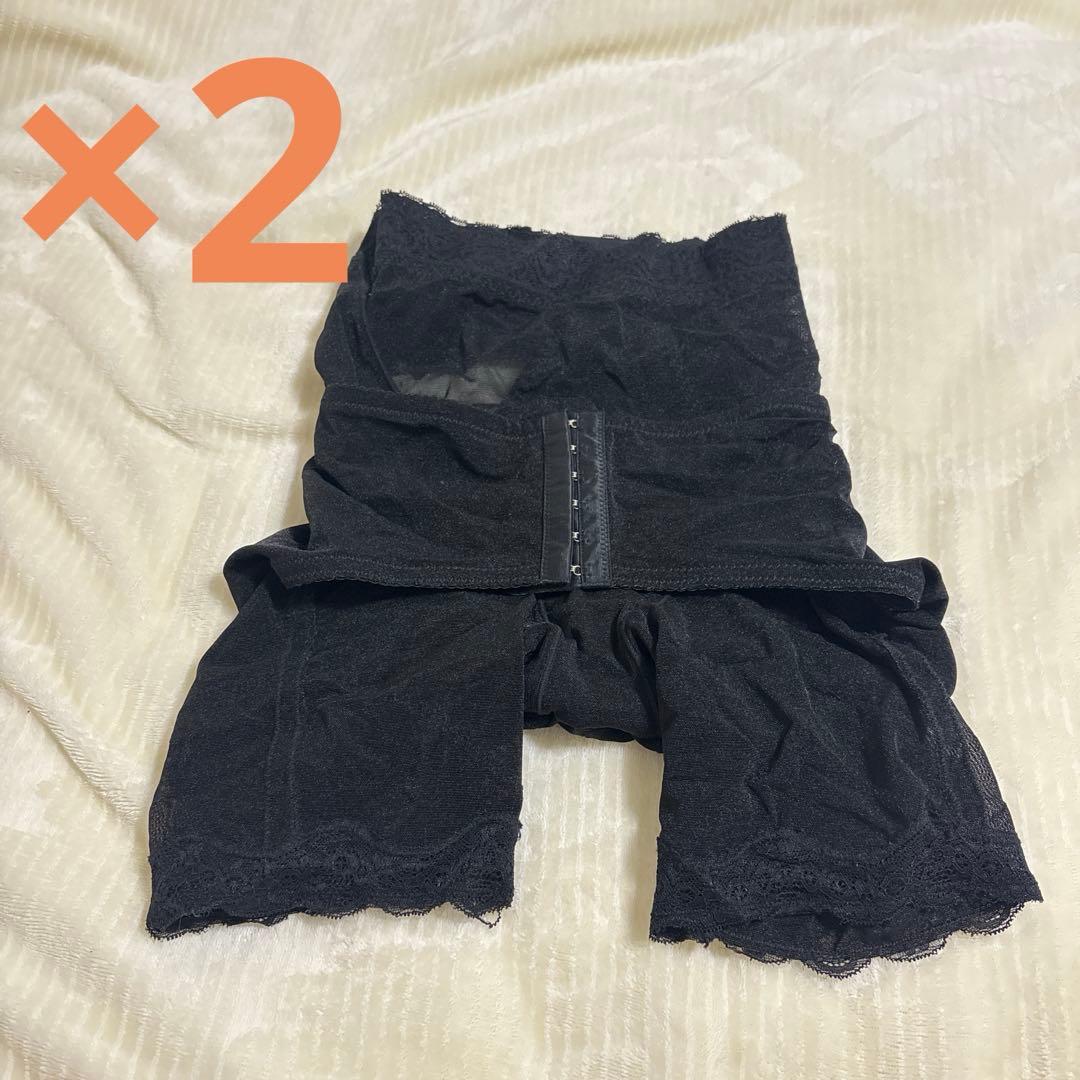 マジカルシェリー 骨盤ガードル ブラック Mサイズ 2セット - メルカリ