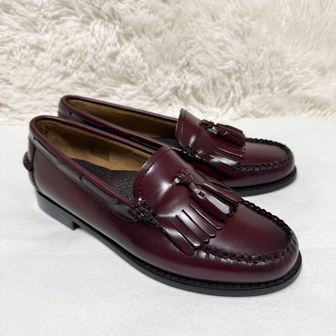 極美品 G.H.BASS キルト タッセル ローファー 41020 ESTHER