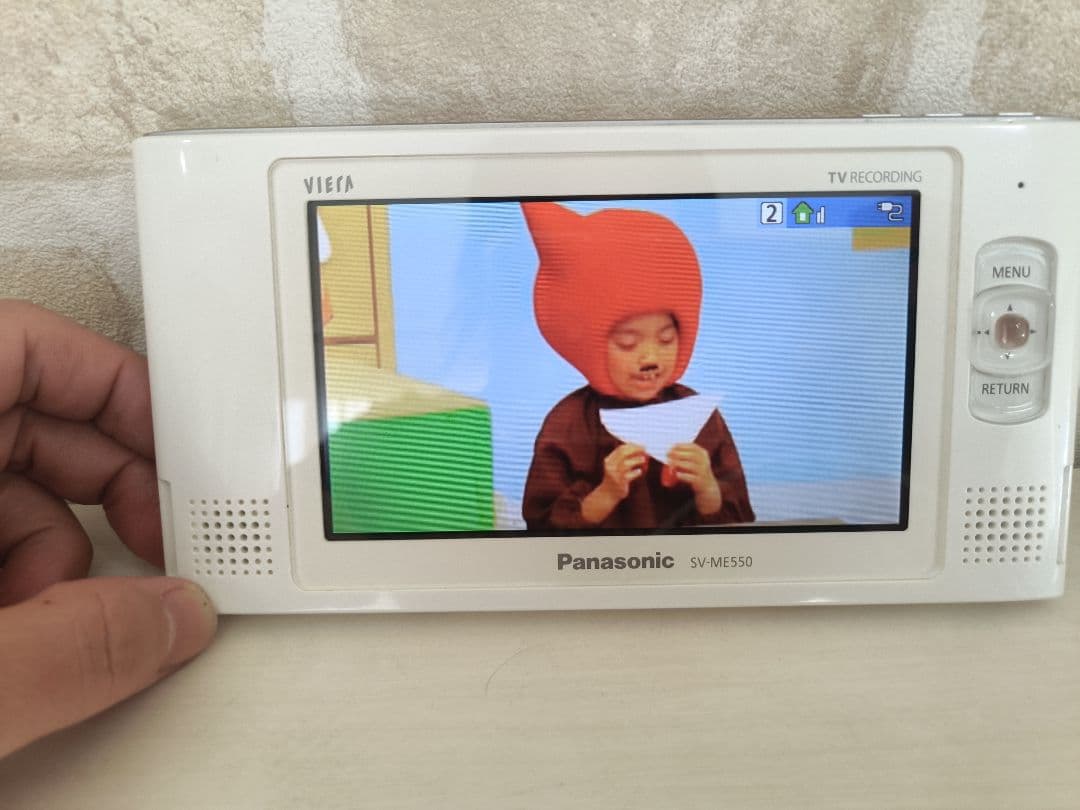 美品♪】Panasonic ポータブルTV(SV-ME550) - メルカリ