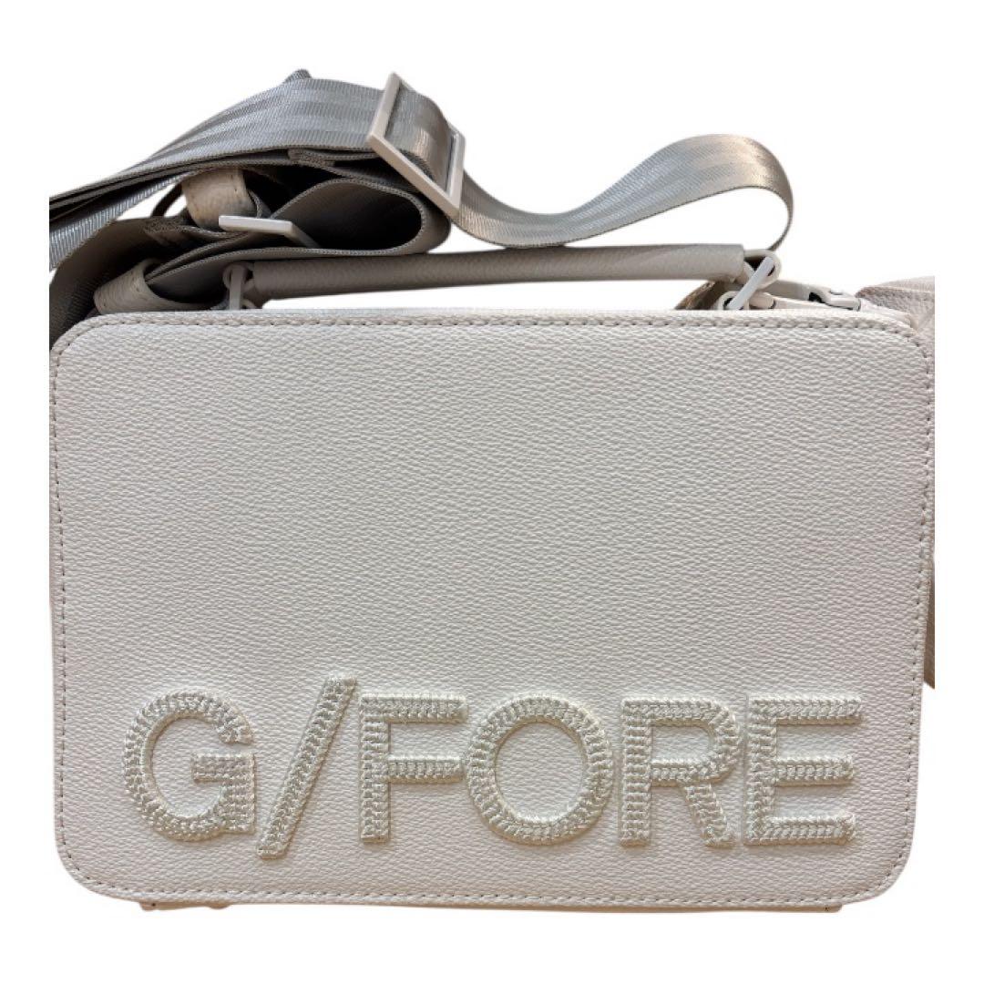 G/FORE (ジーフォア) TRJ THREE カートポーチ ホワイト - ゴルフバッグ