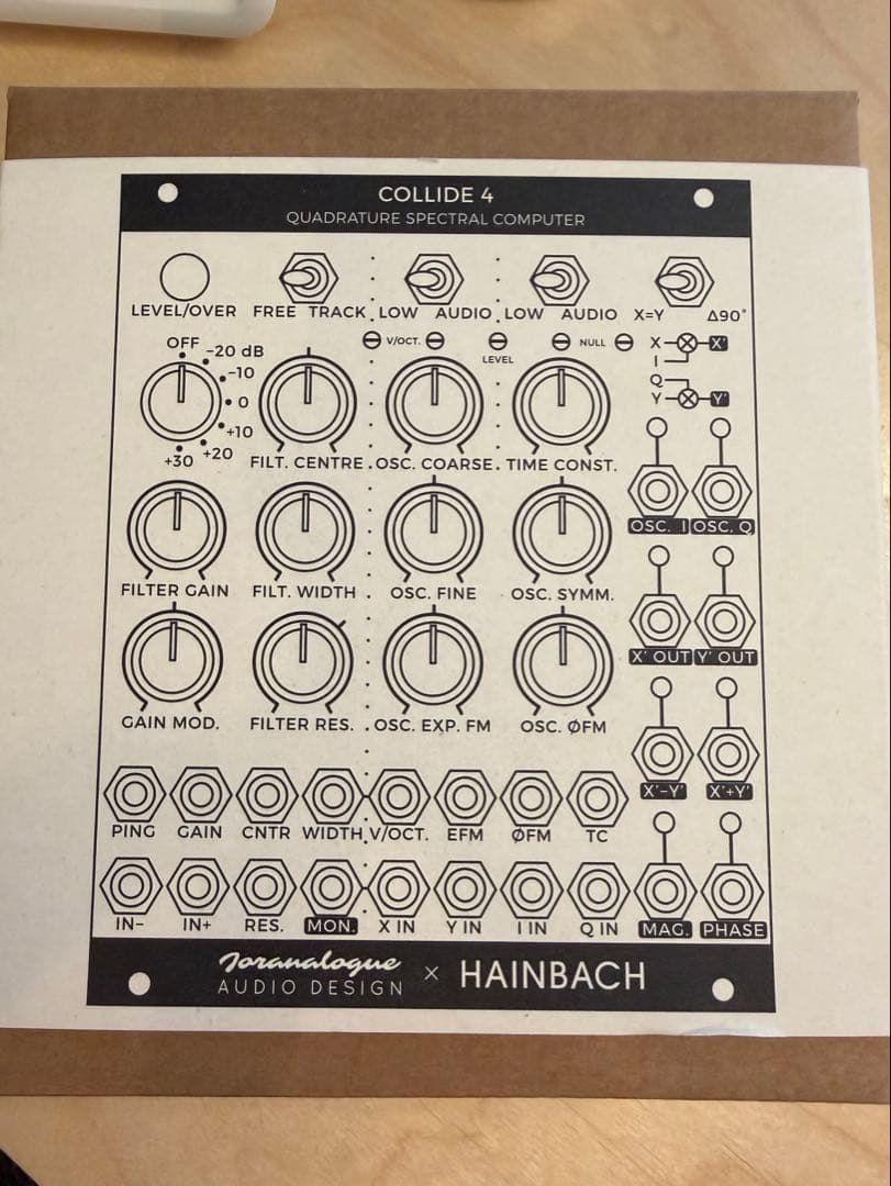 Joranalogue Hainbach Collide 4 モジュラーシンセ