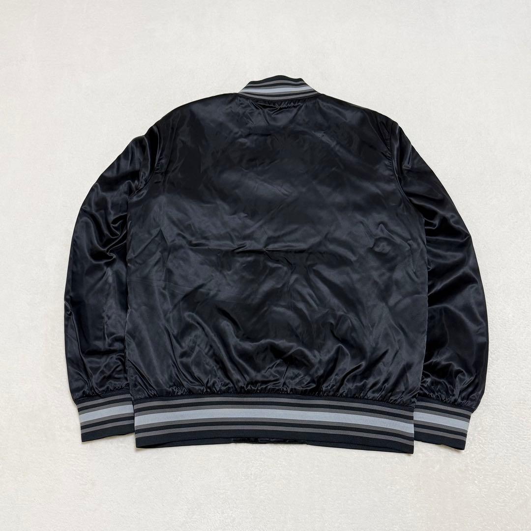 美品】NIKE スタジャン ブルゾン スウッシュロゴ 刺繍 ワッペン 短丈