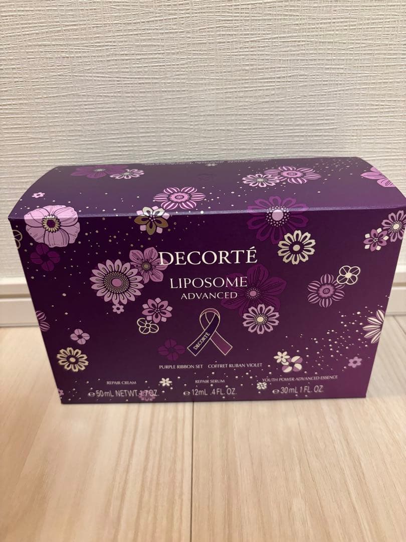 DECORTE LIPOSOME ADVANCED セット 2025 Liposome Advanced Repair Cream Purple Ribbon Set