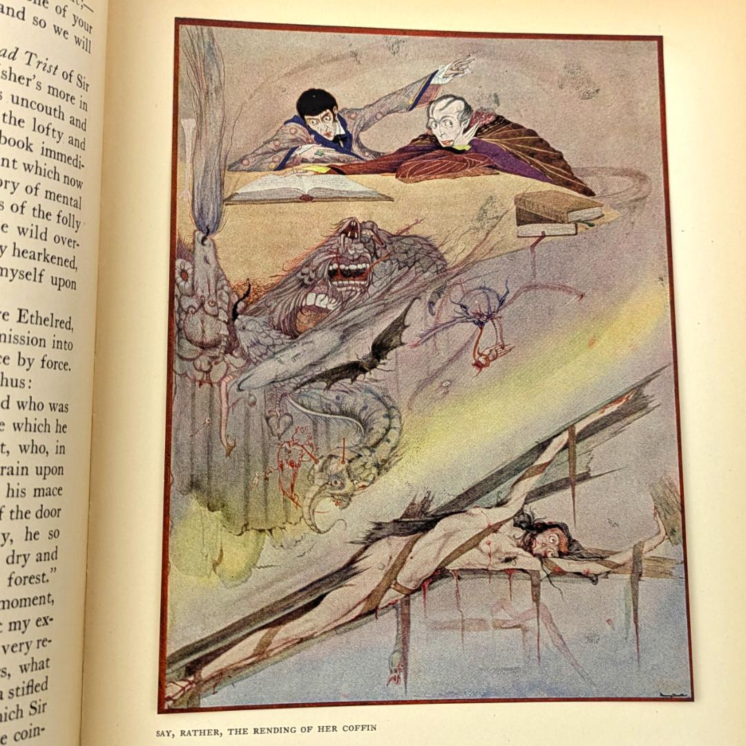 奇妙奇天烈 ハリー クラーク挿画本☆ポオ怪奇小説集 カラー図版総揃