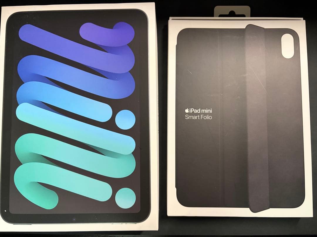 iPad mini 第7世代128GB バッテリー100 Smart Folio Apple Apple iPad mini 7 （A17 Pro）用 Smart Folio - チャコール