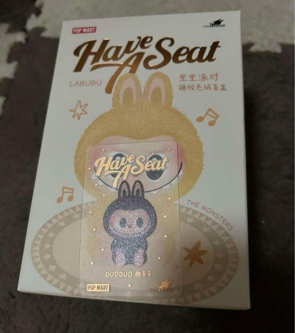 LABUBU have a seatぬいぐるみラブブポップマート DUODUO - メルカリ