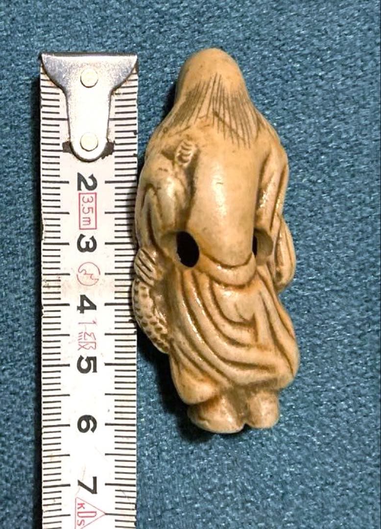超希少品‼︎ 江戸レトロ 昭和レトロ 置物 仙人根付 縁起物 骨董品