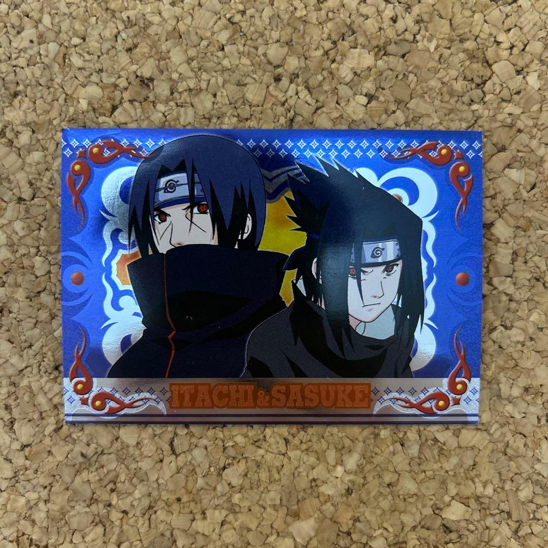 ナルト エッチングカード No.151 イタチ&サスケ - メルカリ