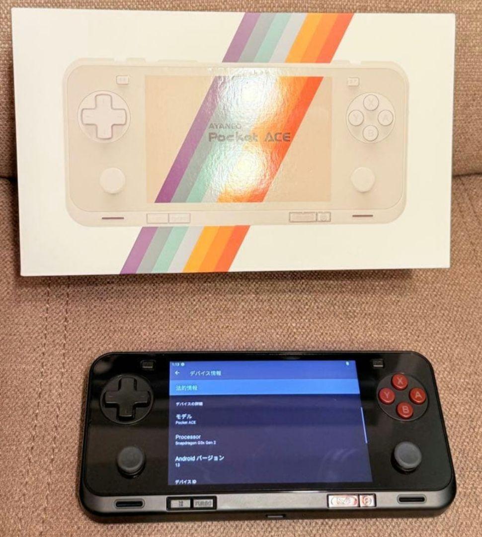 AYANEO Pocket ACE シャドウダンスブラック　8GB/128GB 特典付き》AYANEO Pocket ACE Androidゲーム機 Snapdragon G3x Gen2