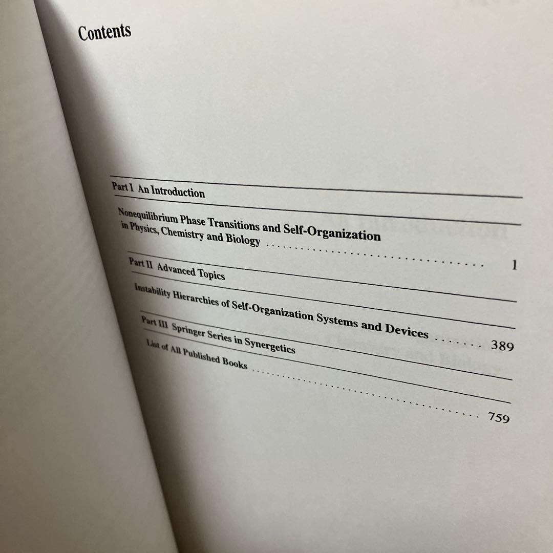 英語洋書　協同現象の数理　増補版　ヘルマン・ハーケン