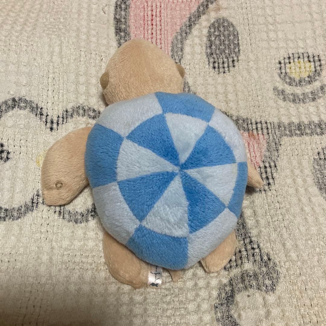 モンスイユ MAY BLUE カメ ぬいぐるみ 中古品 穴あき有 - メルカリ