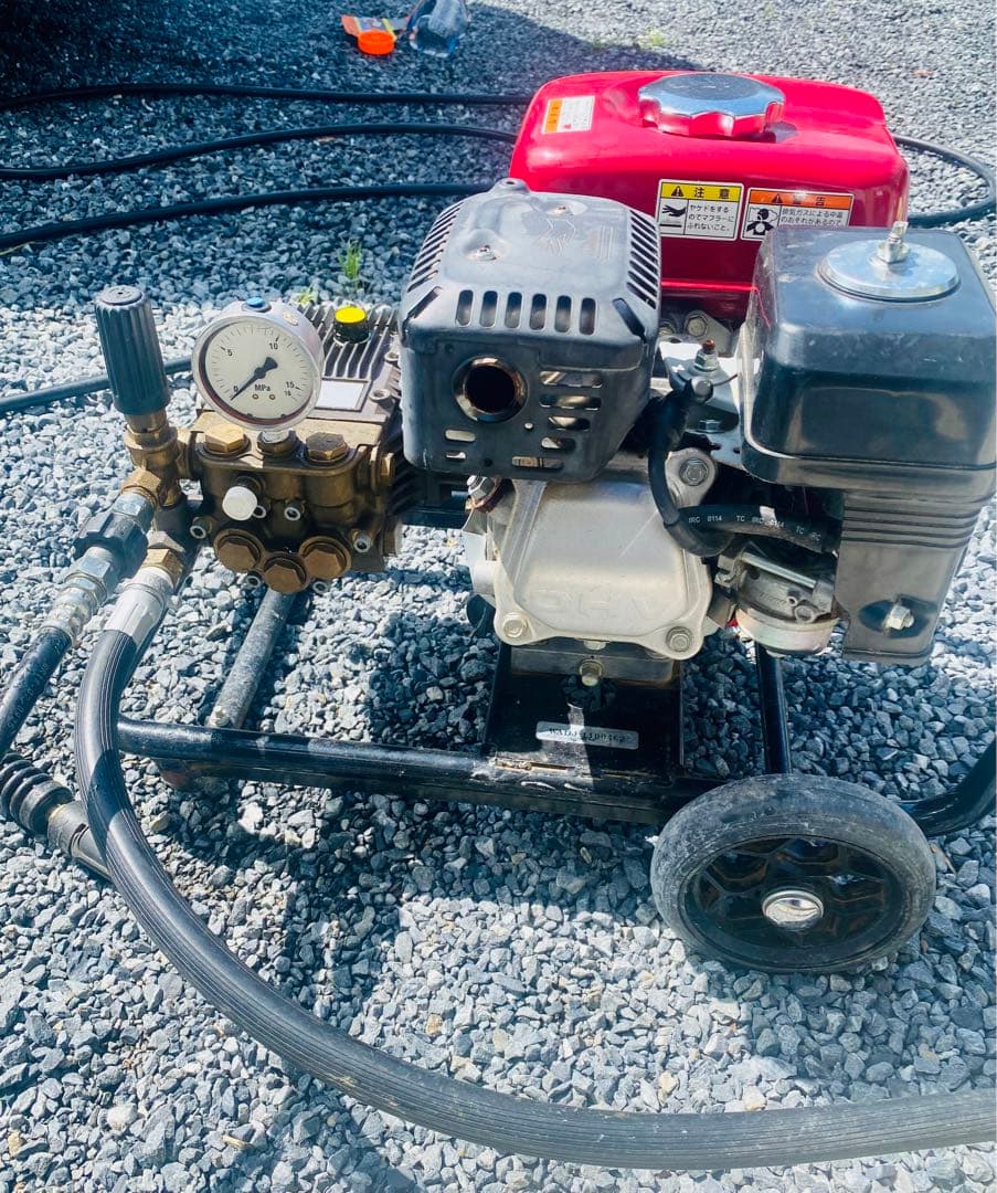 Honda 120ガソリンエンジン 圧力洗浄機(動作確認済みです) - メルカリ