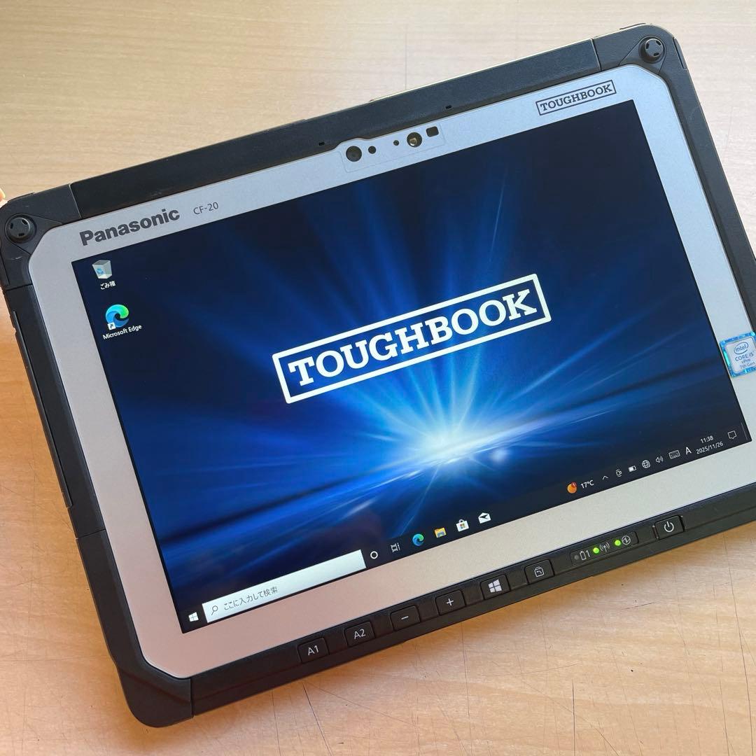TOUGHBOOK CF-20 128GB i5-7Y57 美品 キーボード無し スマホ