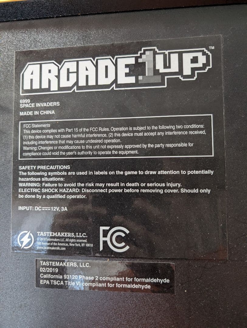 ARCADE1UP スペースインベーダー 40周年記念モデル - メルカリ