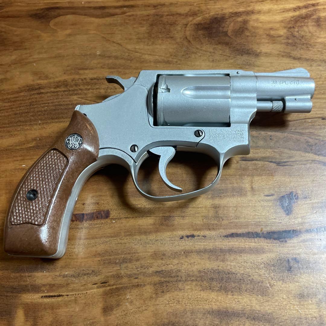 日本製 シルバー リボルバー MFG 東京CMC スミス&ウエッソン