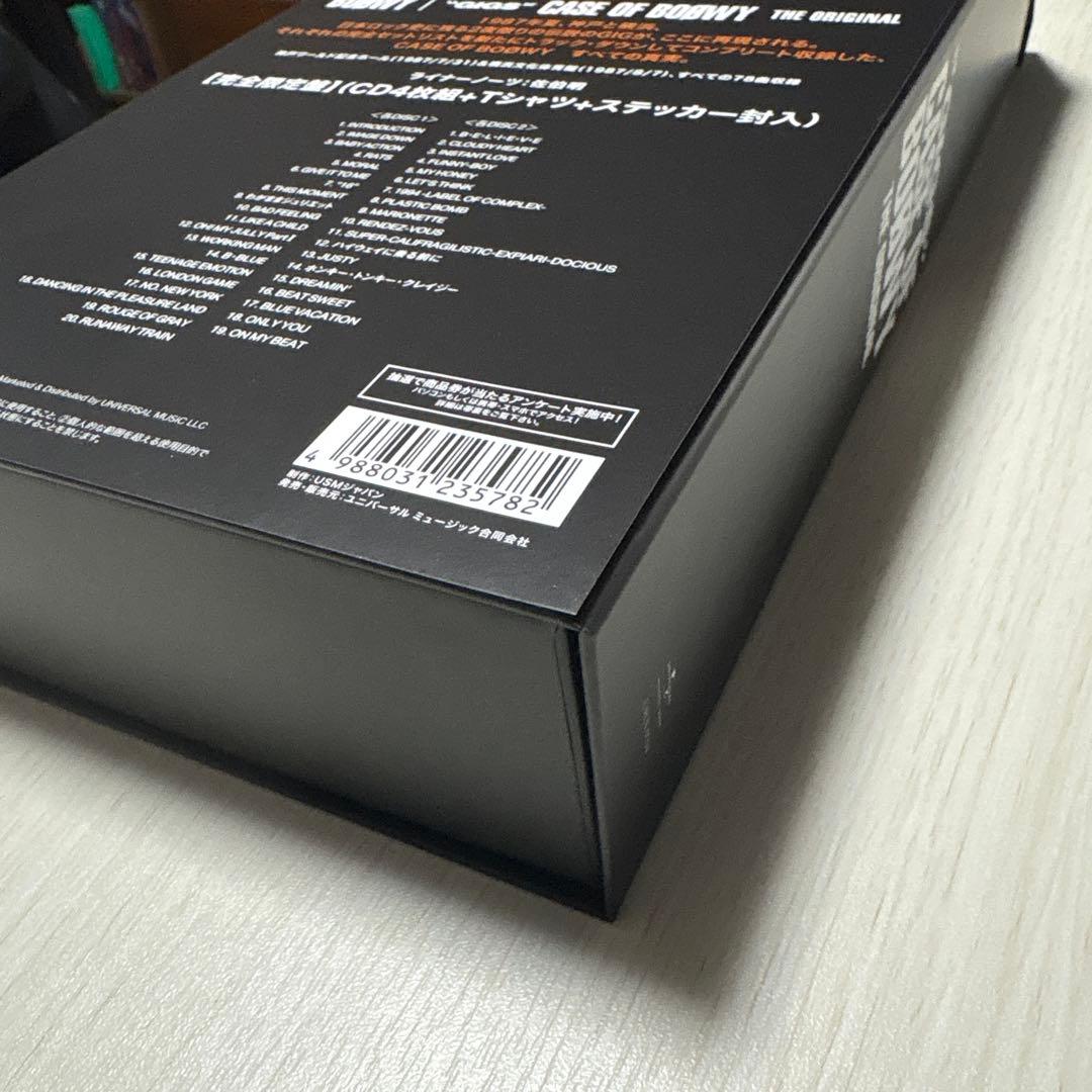 BOØWY CD CASE OF BOφWY -THE ORIGINAL-