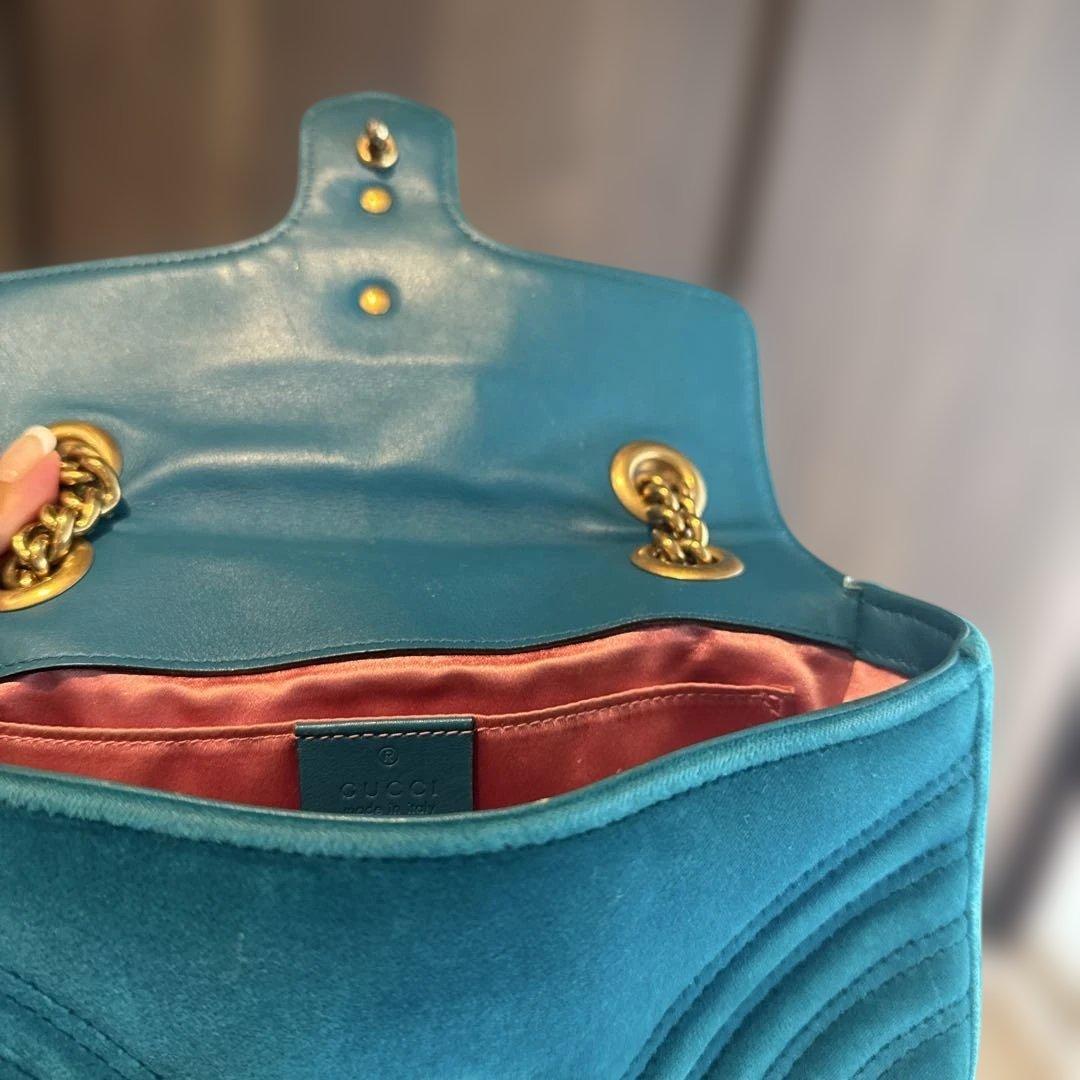 Angel Arnardo様 グッチ ベルベット チェーンショルダーバッグ - メルカリ