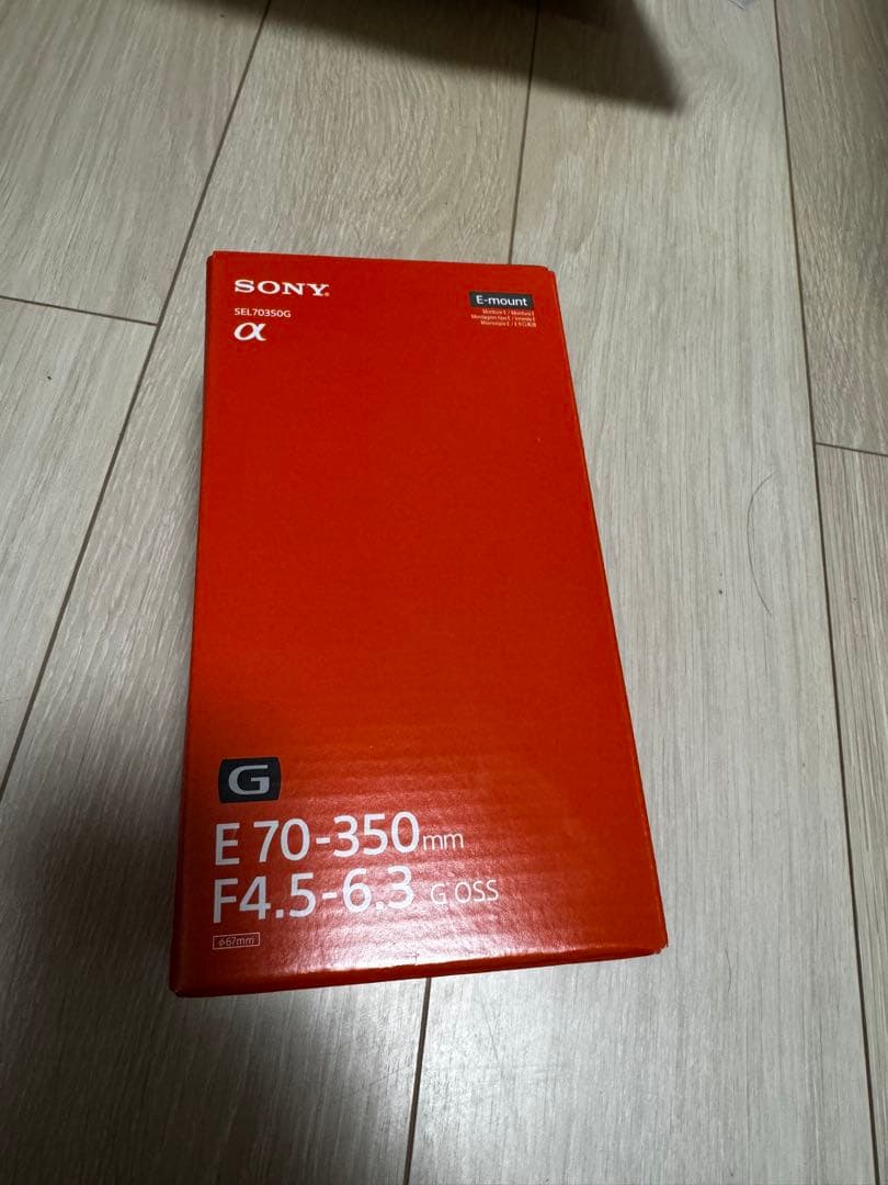 【新品未使用】SONY E70-350mm F4.5-6.3 SEL70350G