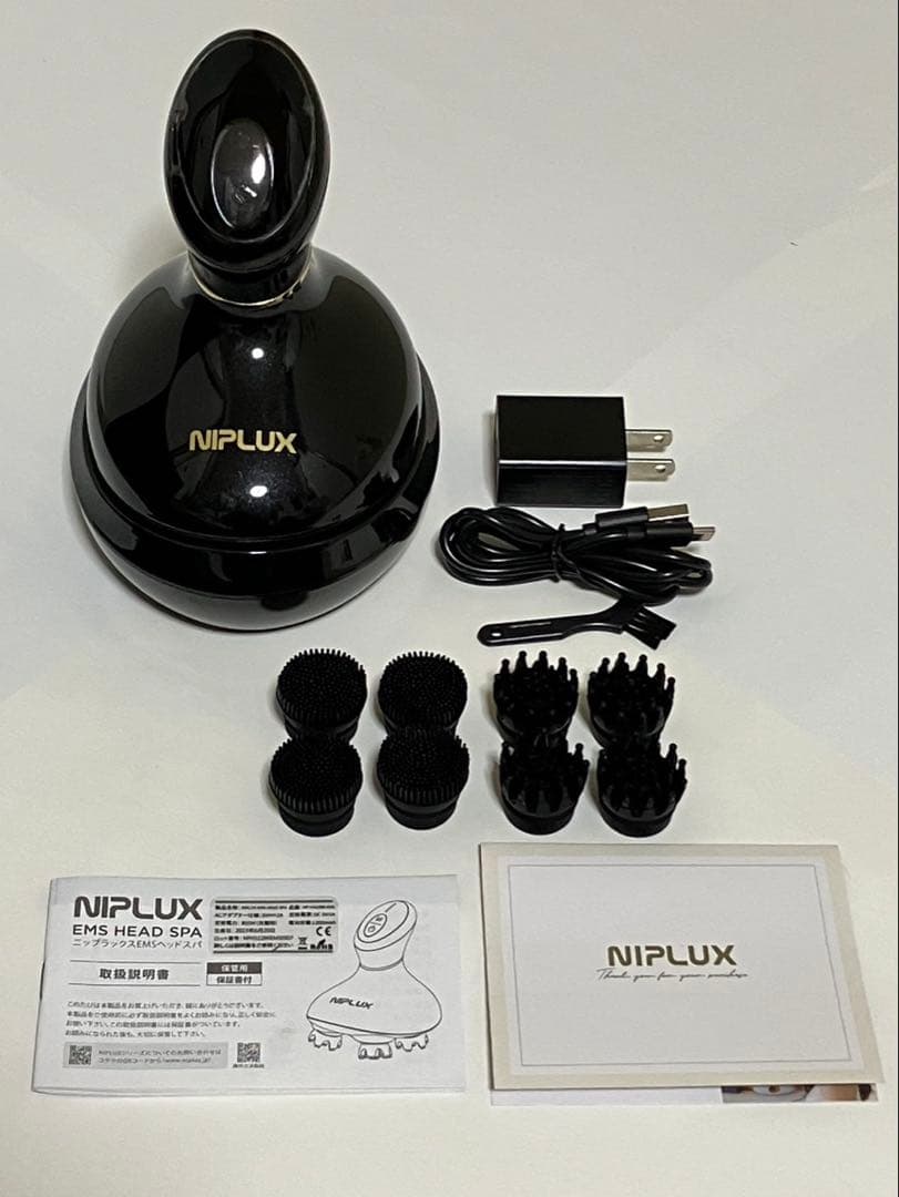 NIPLEX EMS HEAD SPA ヘッドスパ EMS×振動で新感覚ヘッドスパ】NIPLUX EMS HEAD SPA│自宅でプロ級の
