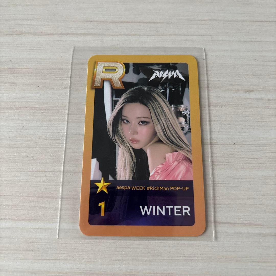 superstar トレカ ウィンター aespa - メルカリ