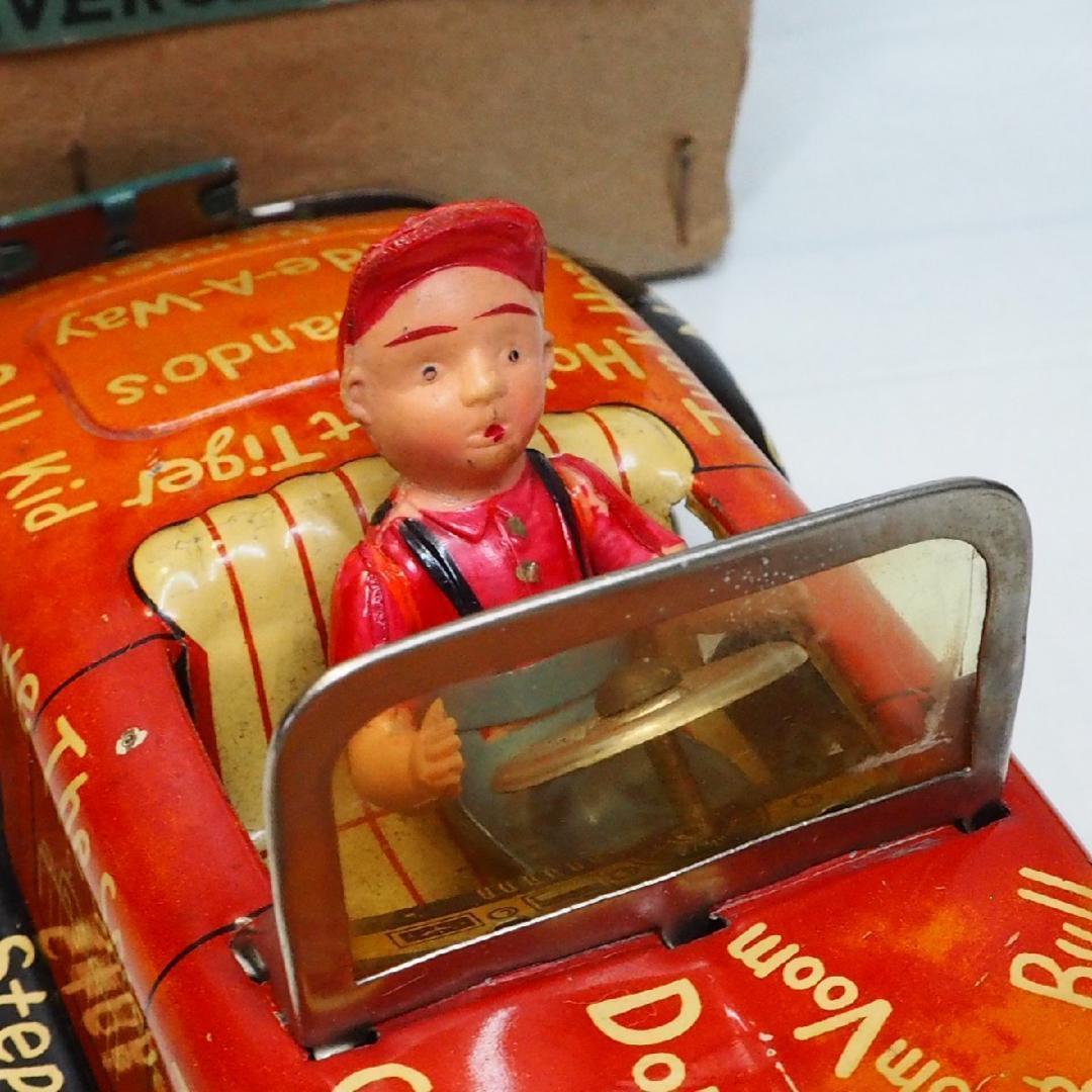 LINE MAR TOYS JALOPYリモコン欠 tinブリキcar箱付toy VERSION TYPER