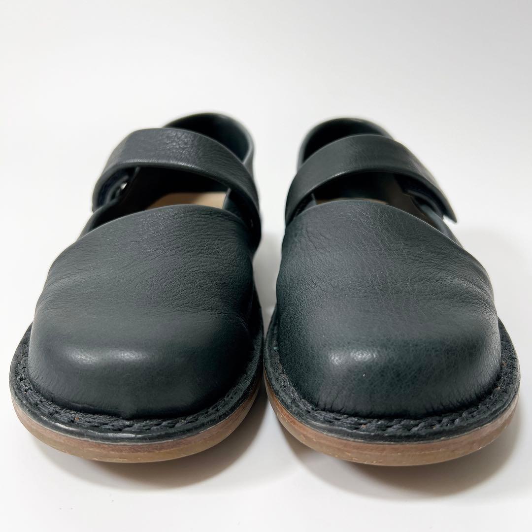 《極美品》トリッペン Ahead ベロクロストラップシューズ ネイビー 36