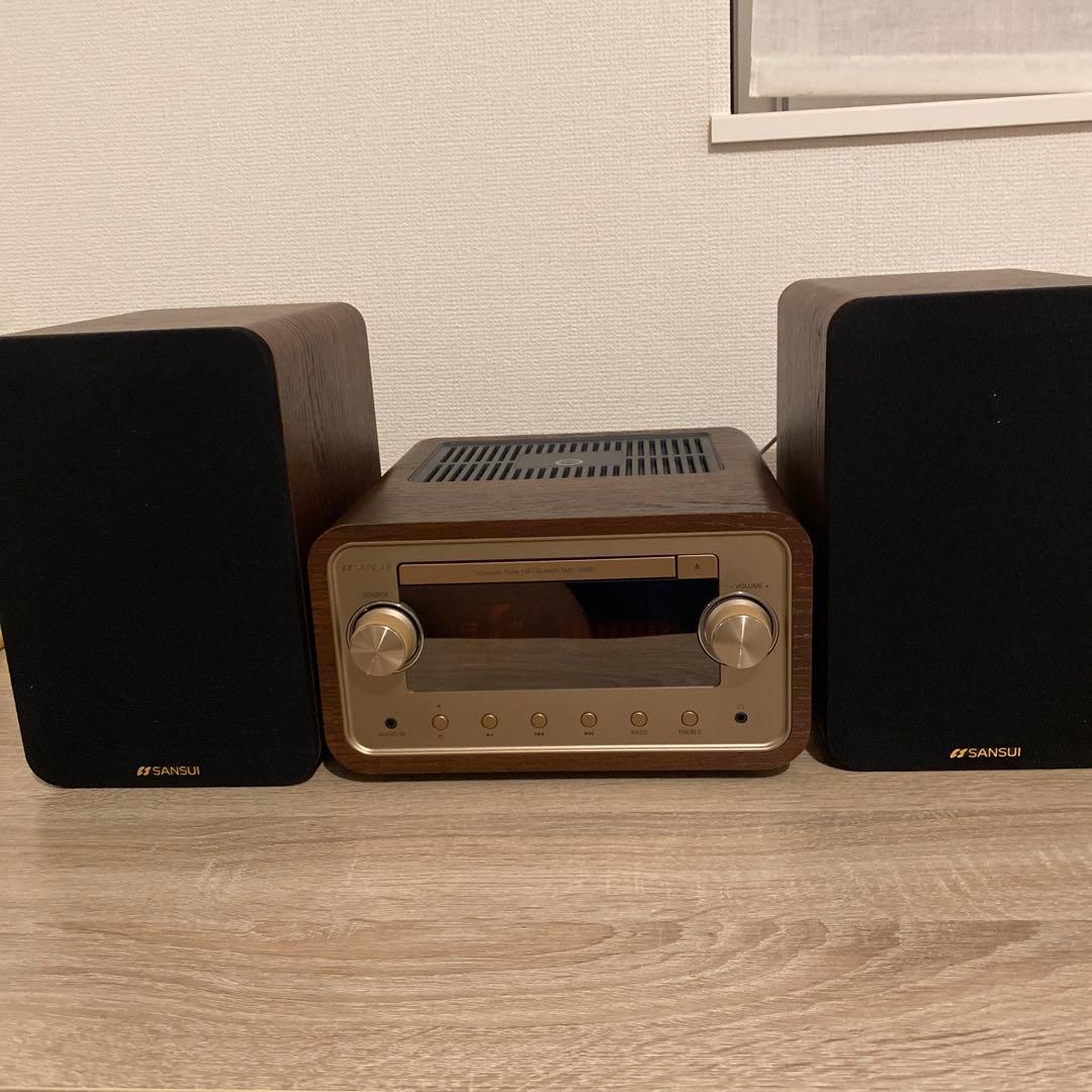 真空管搭載SANSUI ハイブリッドミニコンポ SMC-300BT Sansui【SMC-300BT】サンスイ 真空管ハイブリッド Bluetooth機能搭載