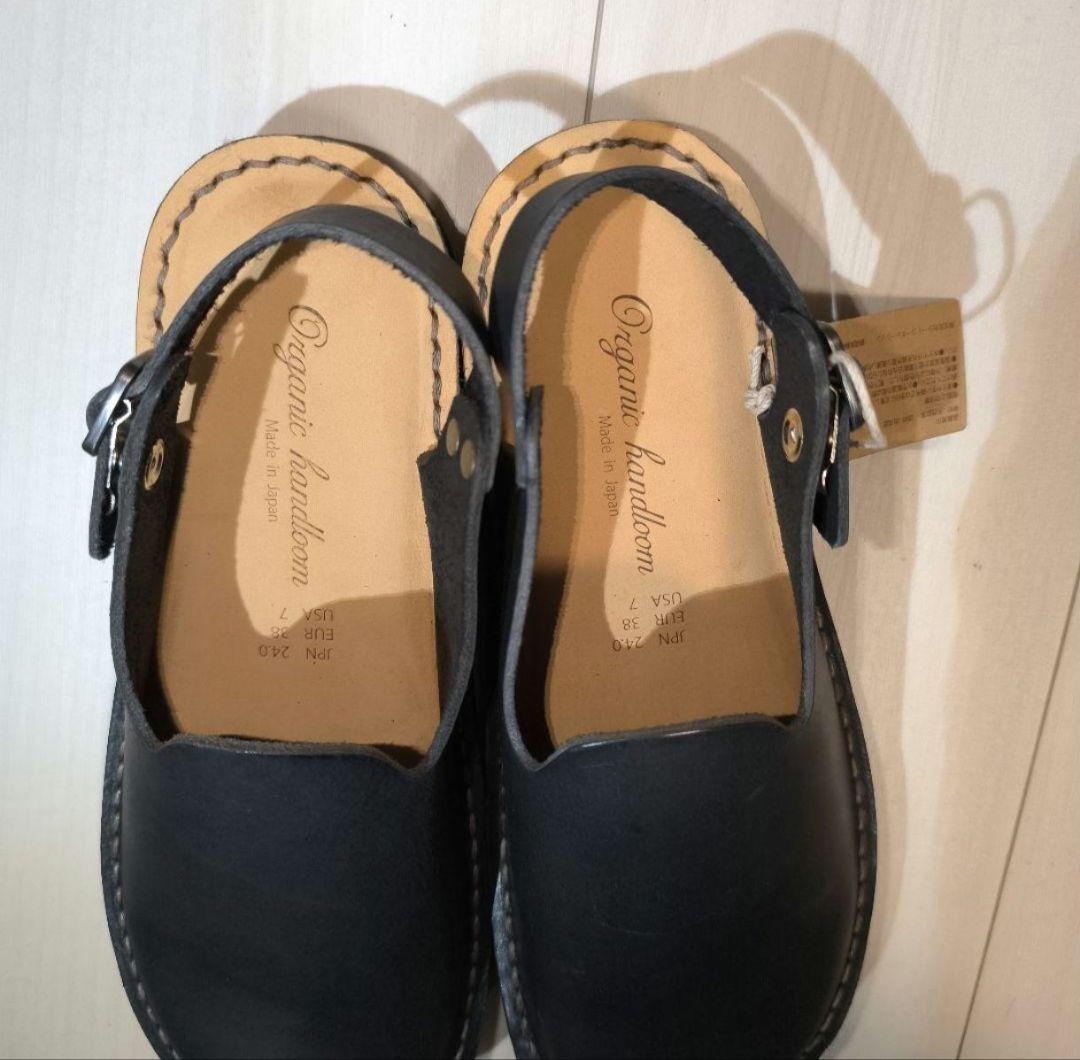 Organic Handloom サボ クロッグ レザーサンダル 24.0cm